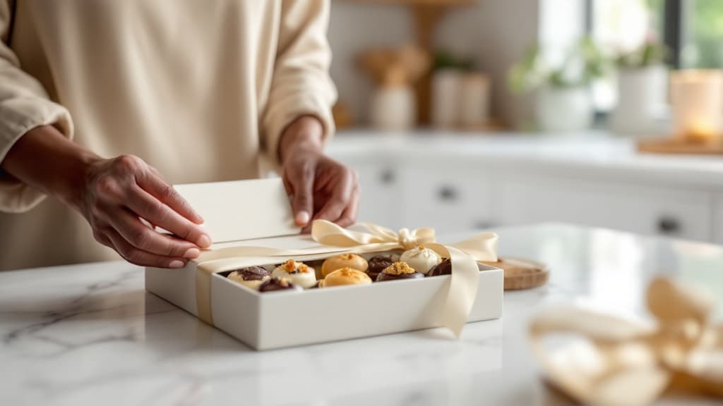 Beautifully packaged premium desserts from Gilded Crumb Atelier